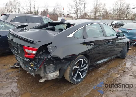 2022 Honda Accord Hybrid Sport z USA, uszkodzony, nr VIN 1HGCV3F22NA047848